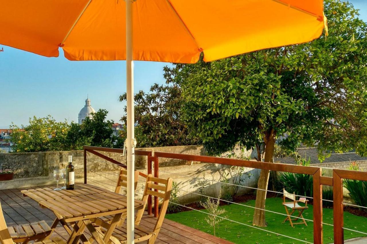 Central 2 Bedroom Apt W/Garden And Pantheon Views Lisboa Εξωτερικό φωτογραφία